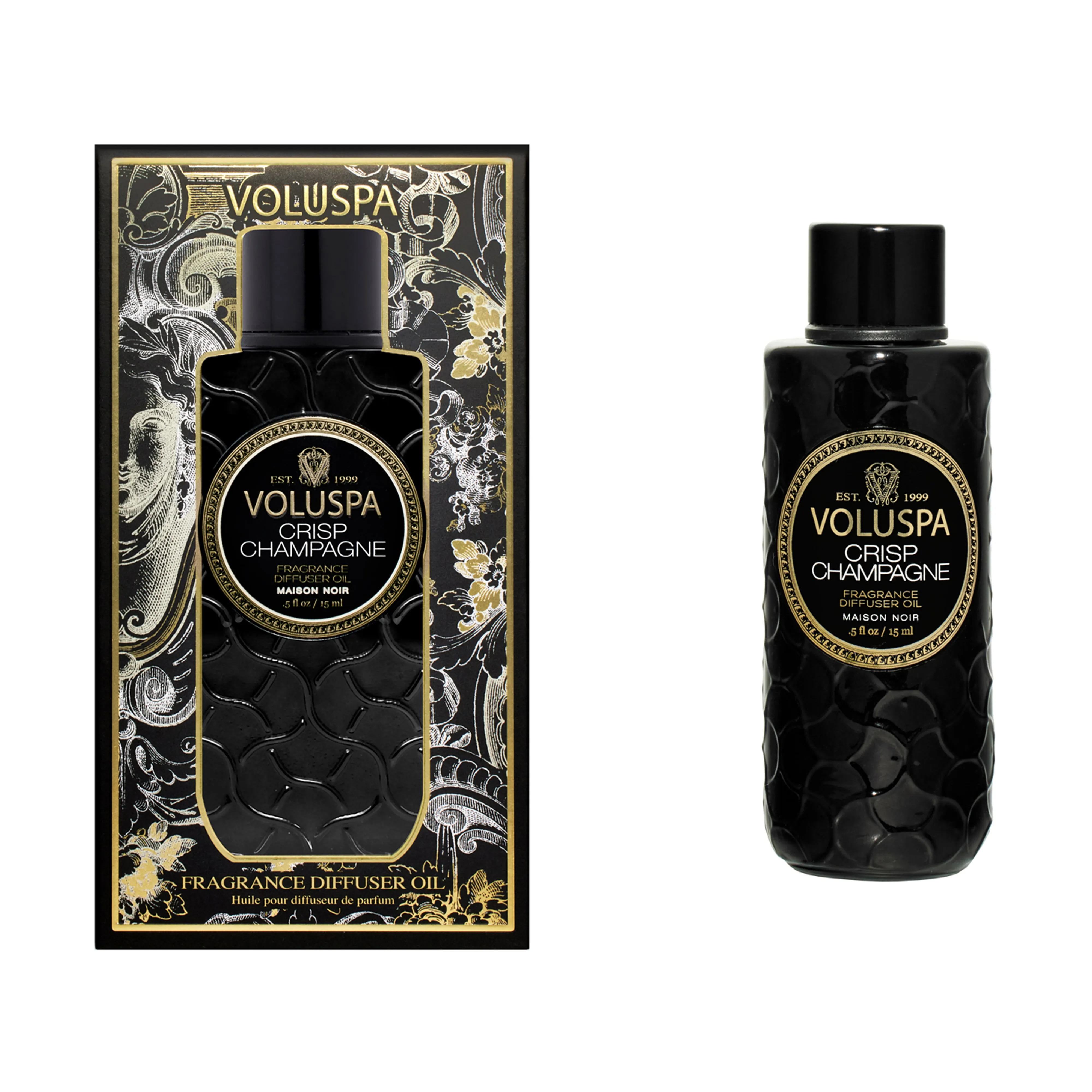 Maison Noir Ultrasonic Diffuser Oil 15 ml, Crisp Champagne