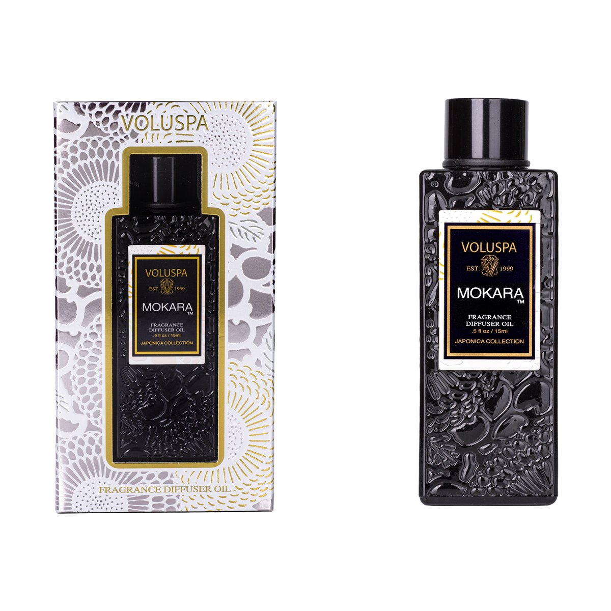 Voluspa Mokara eterisk olja 15 ml | Skandinavisk Design | Doftljus & Doftpinnar | Svart