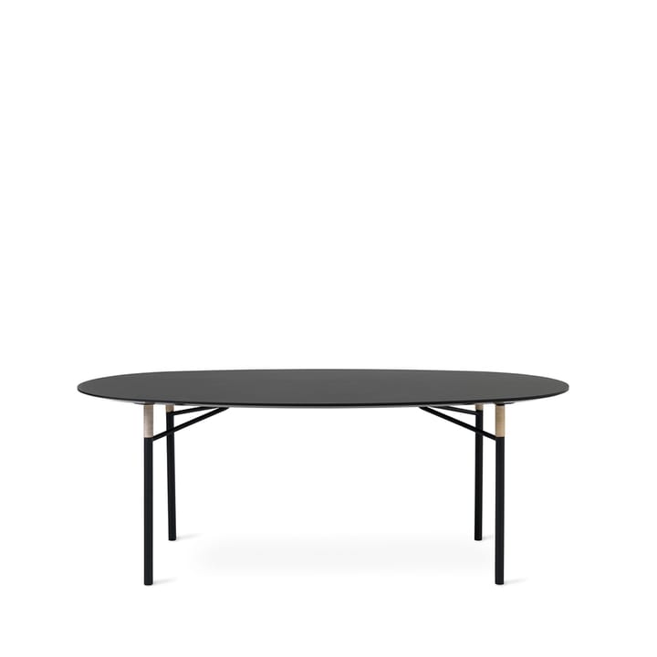 Affinity matbord - black, ellipse - Warm Nordic