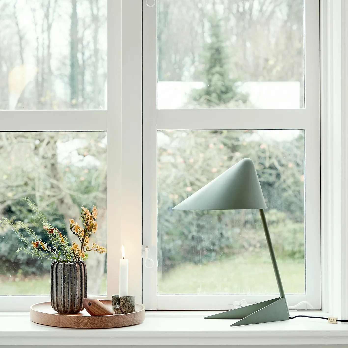 Ambience bordslampa, Dusty green Warm Nordic