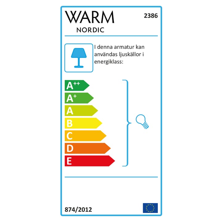 Ambience bordslampa - Sky grey - Warm Nordic