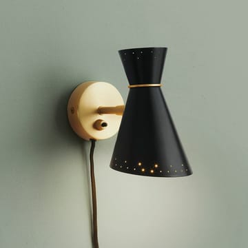 Bloom vägglampa - black noir/warm white, stripe - Warm Nordic