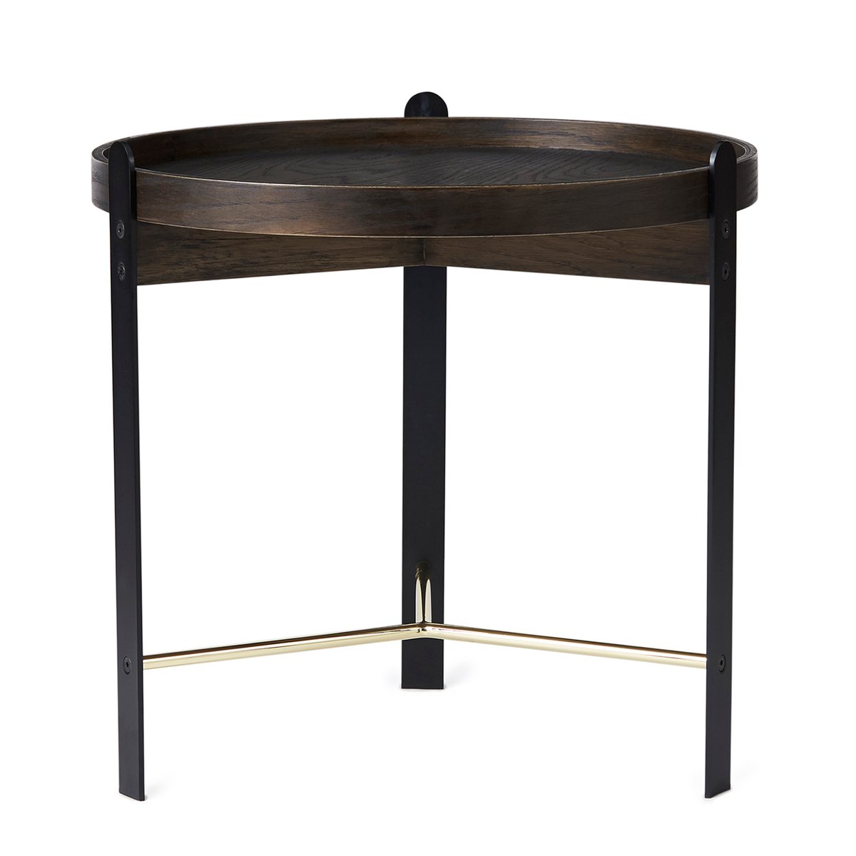 Warm Nordic Compose soffbord 50 cm med mässingsunderrede oak