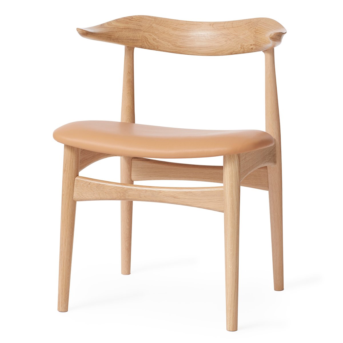 Warm Nordic Cow Horn stol ek Soavé nature | Skandinavisk Design | Stolar | Brun