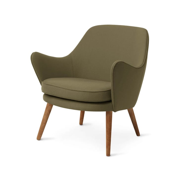 Dwell loungestol - Hero 981 olive-ben i rökt ek - Warm Nordic