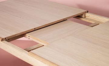 Evermore matbord inkl. 2 iläggsskivor á 45 cm - Natural oak, 160 cm - Warm Nordic