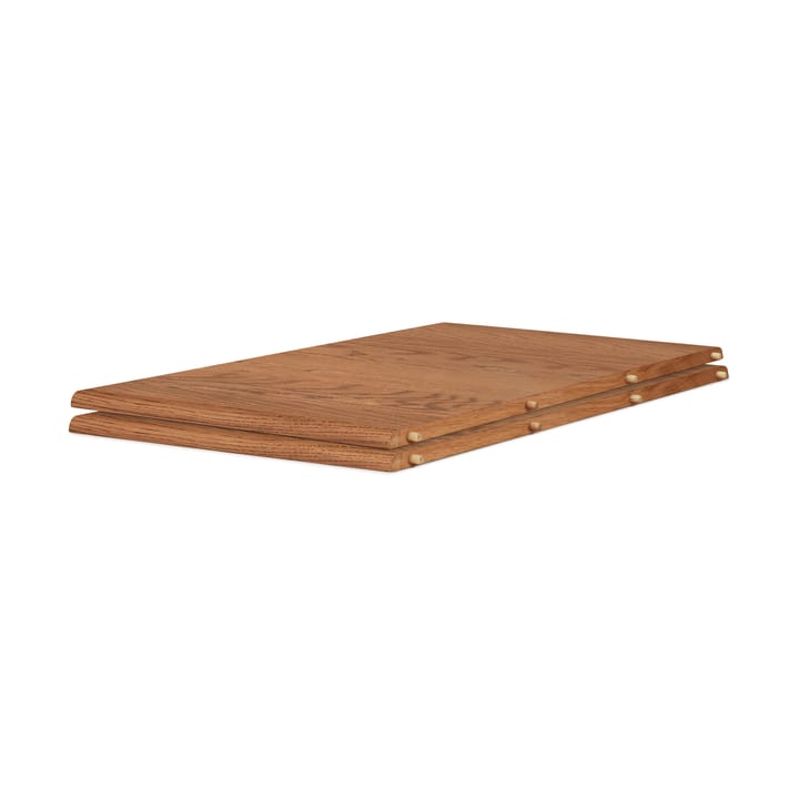 Evermore matbord inkl. 2 iläggsskivor á 45 cm, Teak oiled oak, 160 cm Warm Nordic
