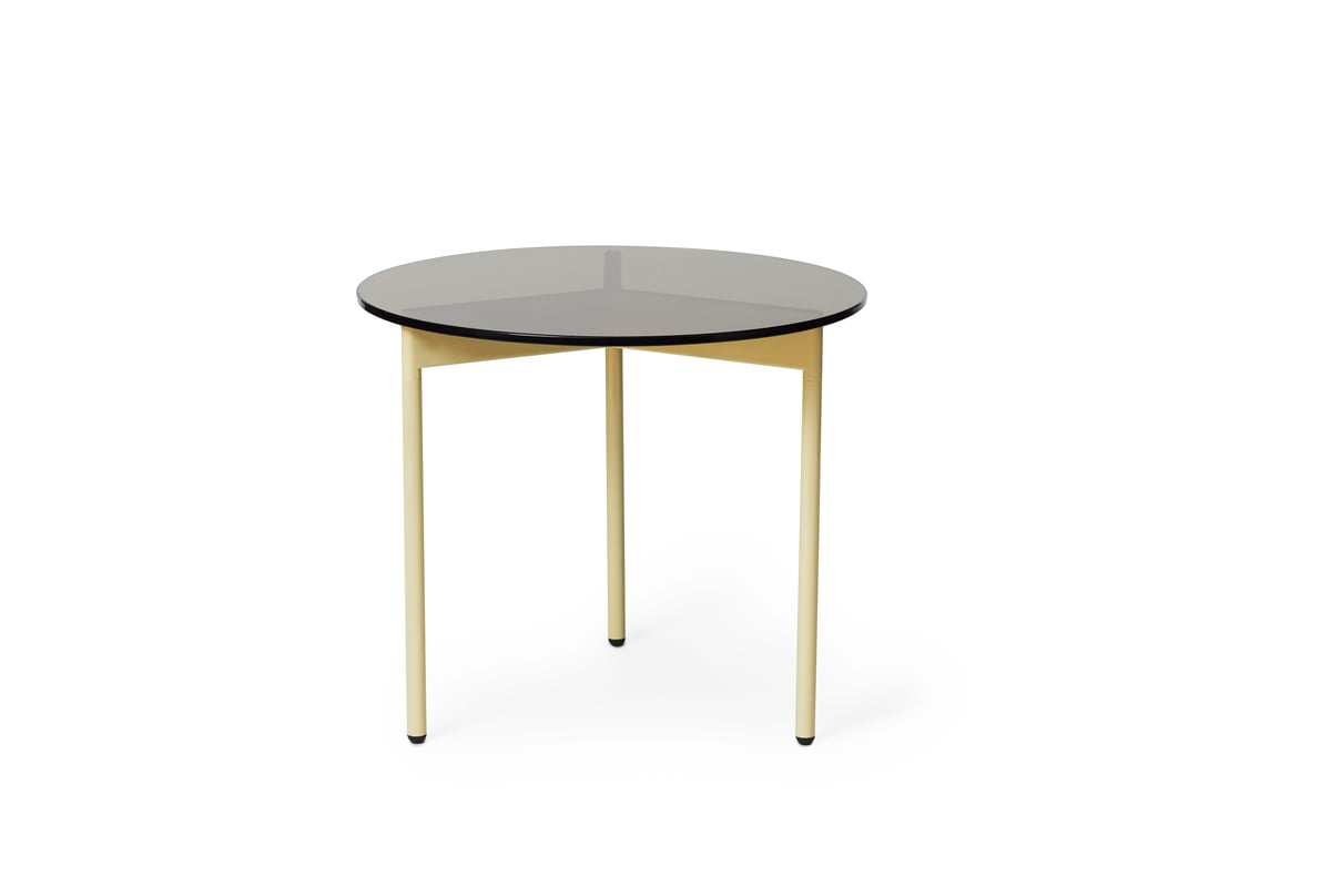 Warm Nordic From Above sidobord 52 cm Gul | Skandinavisk Design | Avlastningsbord & Sidobord | Gul