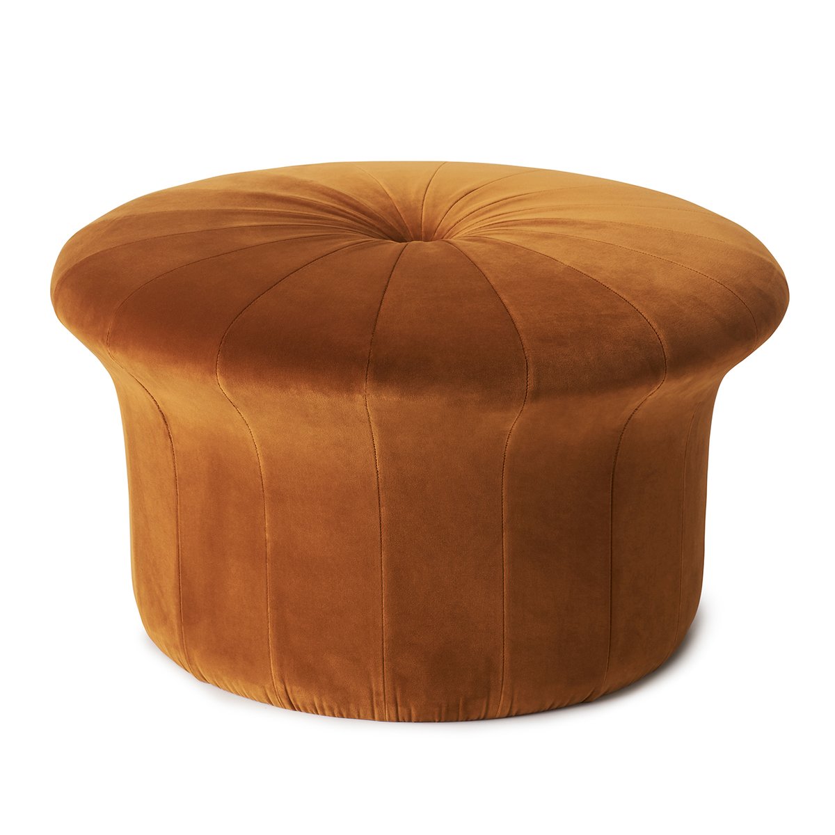 Warm Nordic Grace puff Ritz Amber | Skandinavisk Design | Sittpuffar | Gul