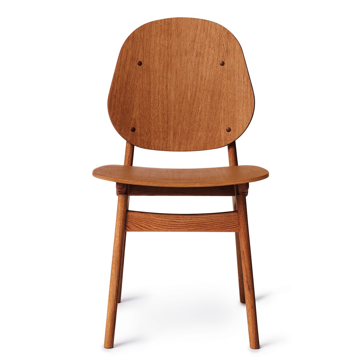 Warm Nordic Noble stol Teakoljad ek | Skandinavisk Design | Stolar | Brun