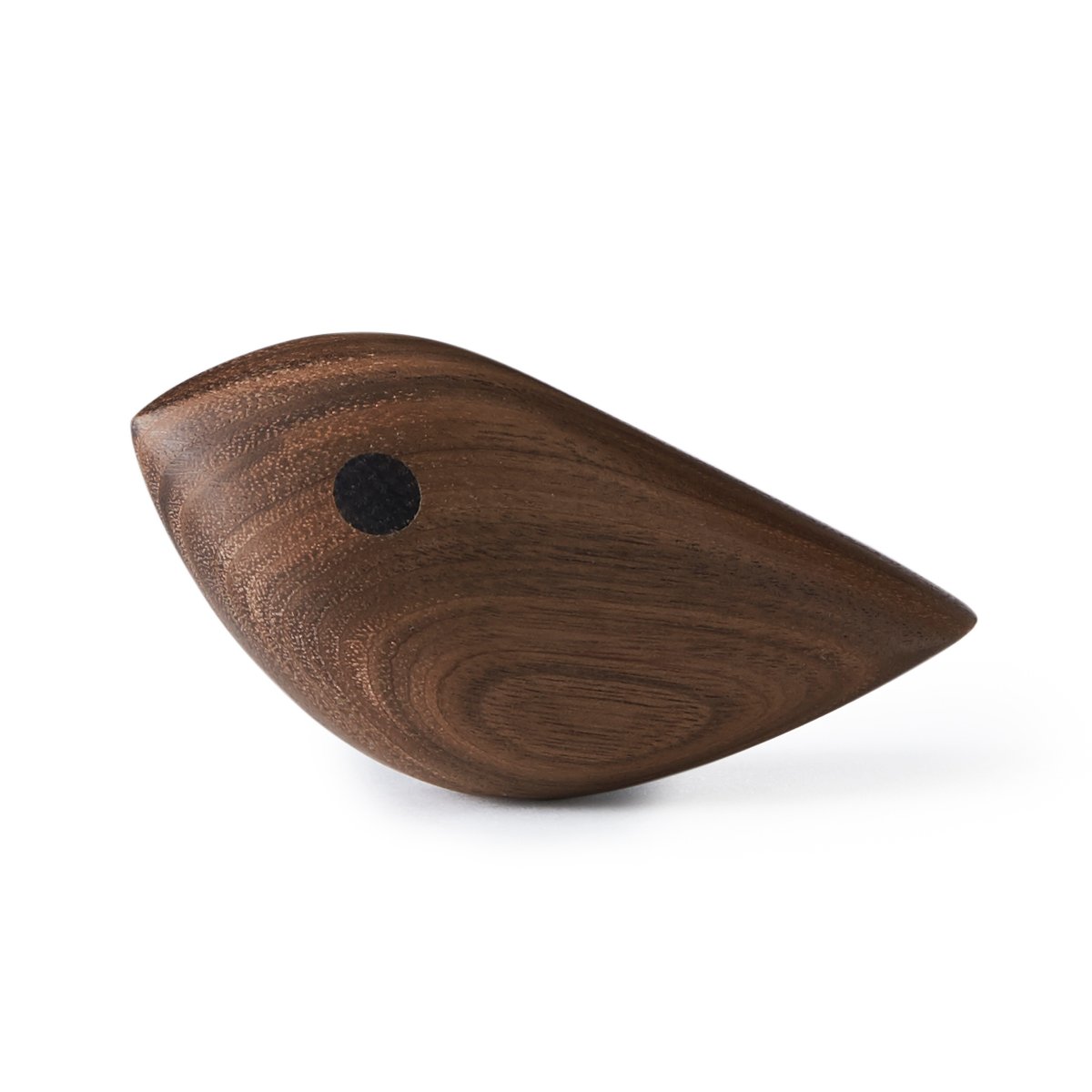 Warm Nordic Twirling Bird dekoration M Valnöt | Skandinavisk Design | Träfigurer | Brun