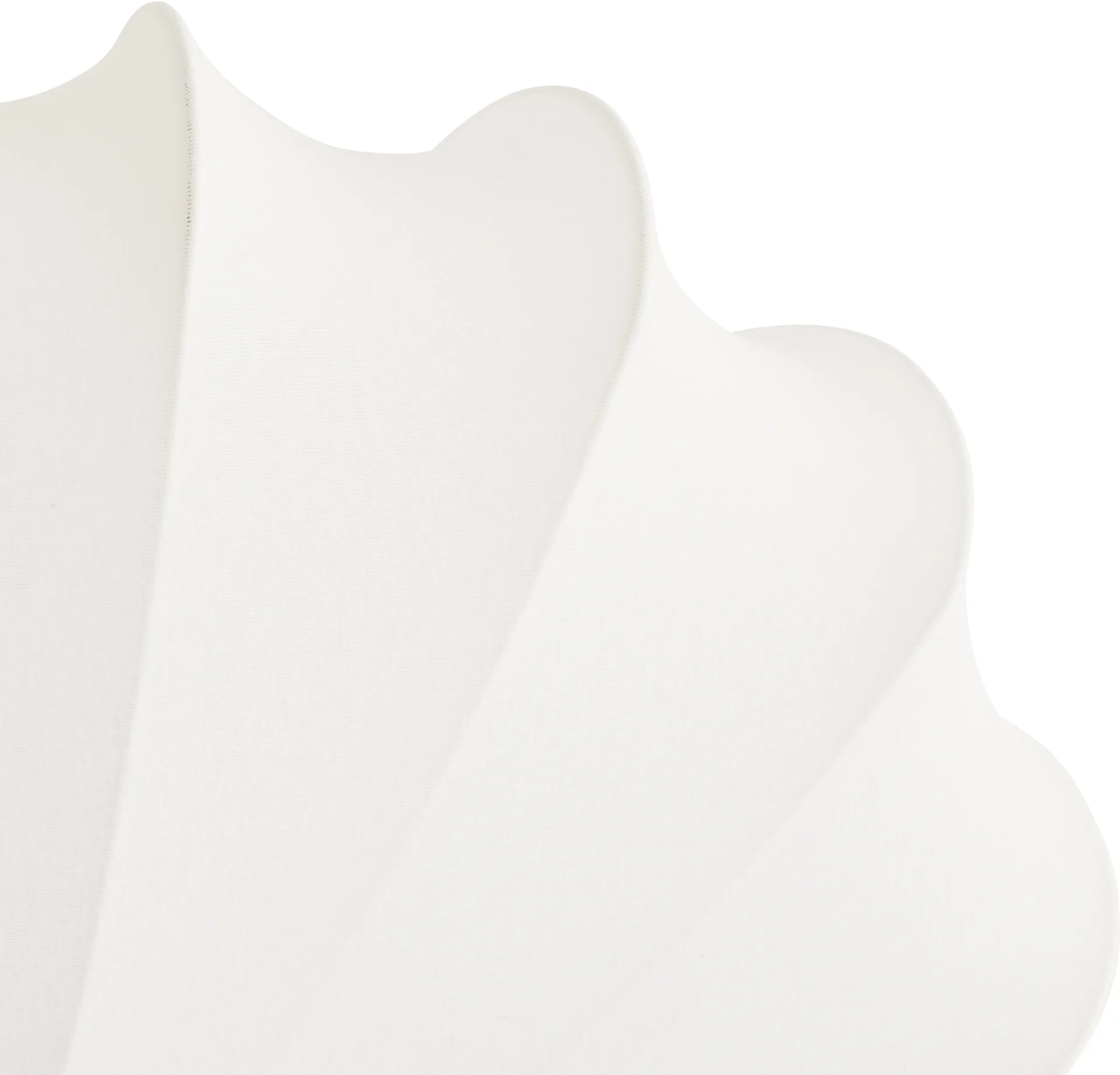 Anna vägglampa L 54 cm, White cotton Watt & Veke