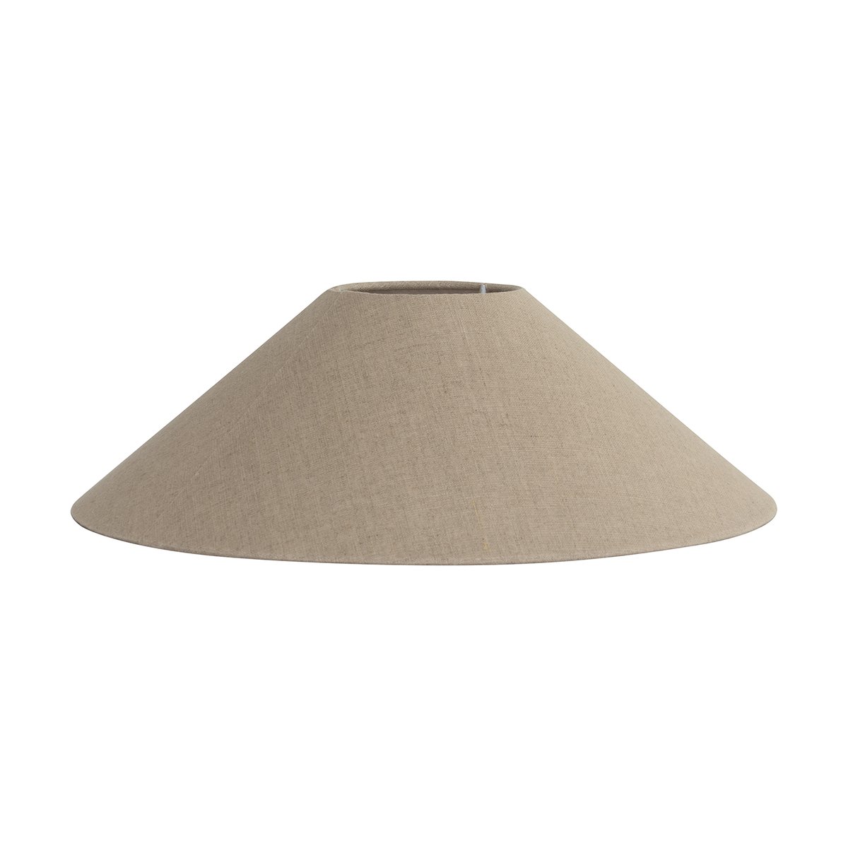 Watt & Veke Basic flat lampskärm 36 cm Natural | Skandinavisk Design | Lampskärmar | Beige