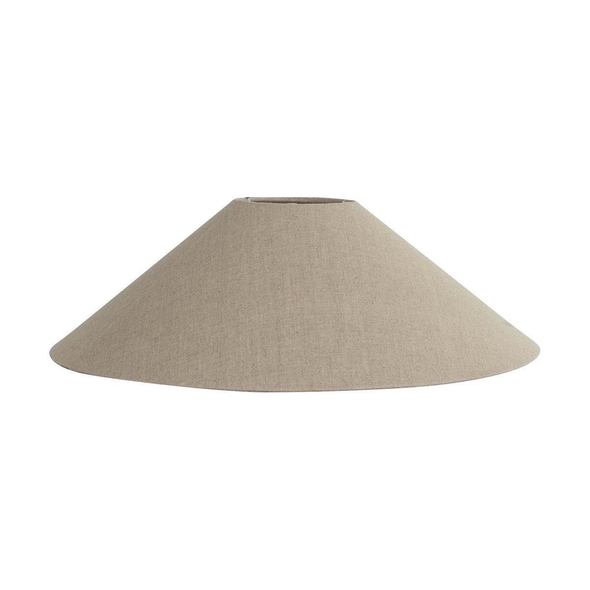 Watt & Veke Basic flat lampskärm 42 cm Natural | Skandinavisk Design | Lampskärmar | Beige