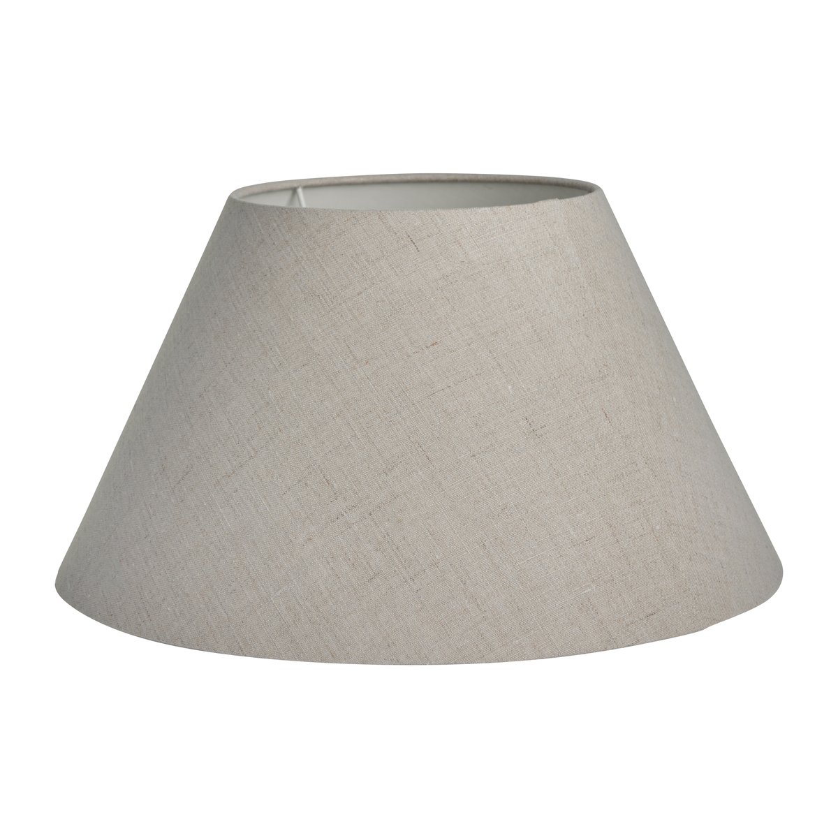Watt & Veke Basic wide lampskärm 40 cm Natural | Skandinavisk Design | Lampskärmar | Vit