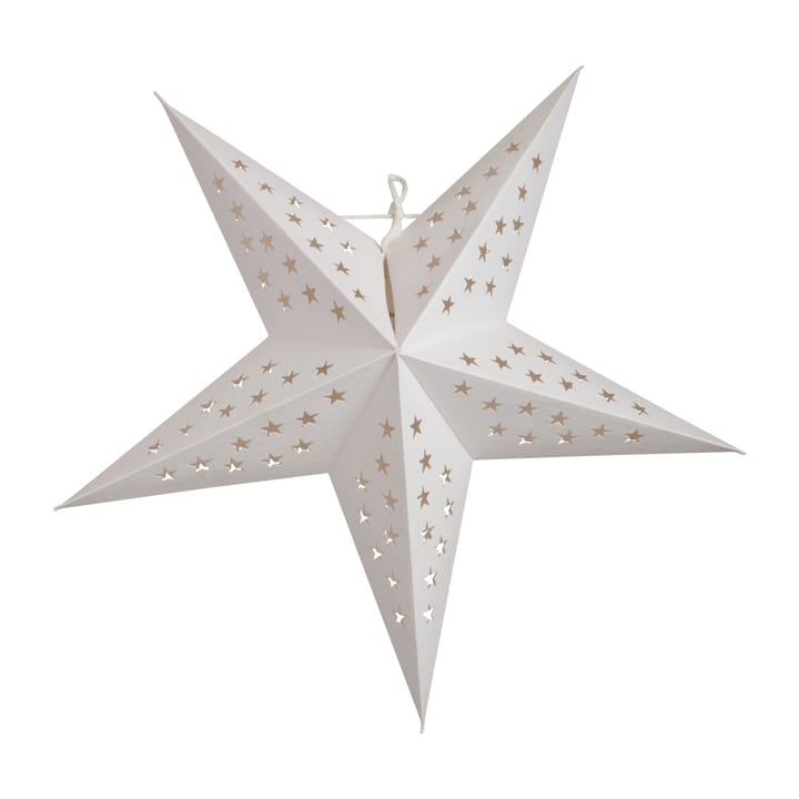 Beata adventsstjärna Ø44 cm, Vit Watt & Veke