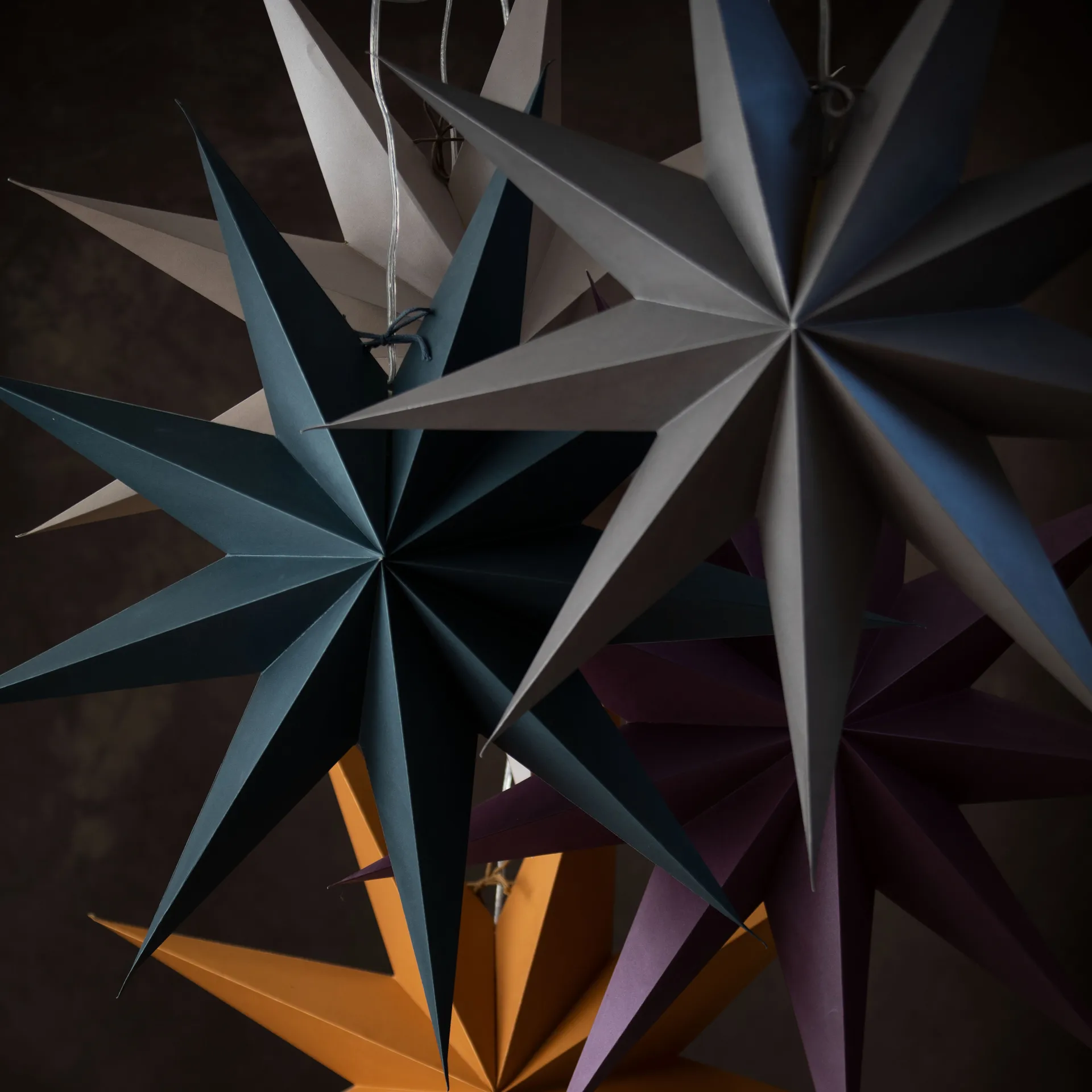 Boris julstjärna 70 cm, Petrolium Watt & Veke