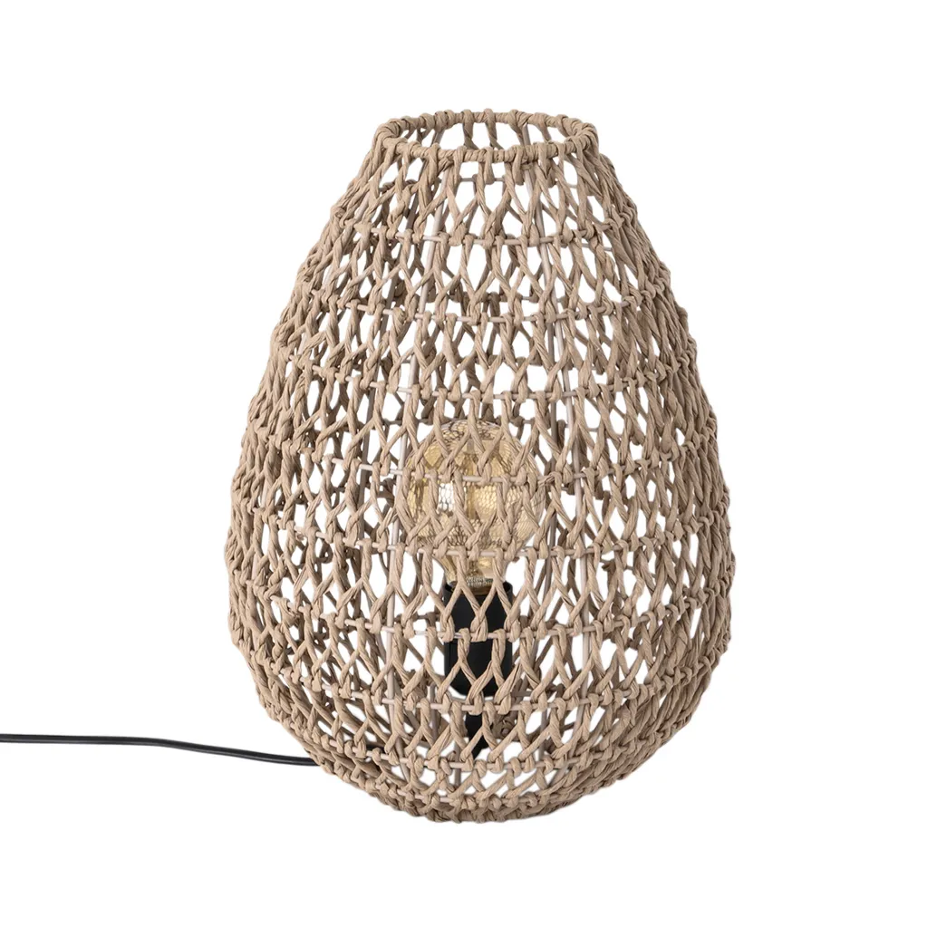 Buster bordslampa Ø27 cm, Natur