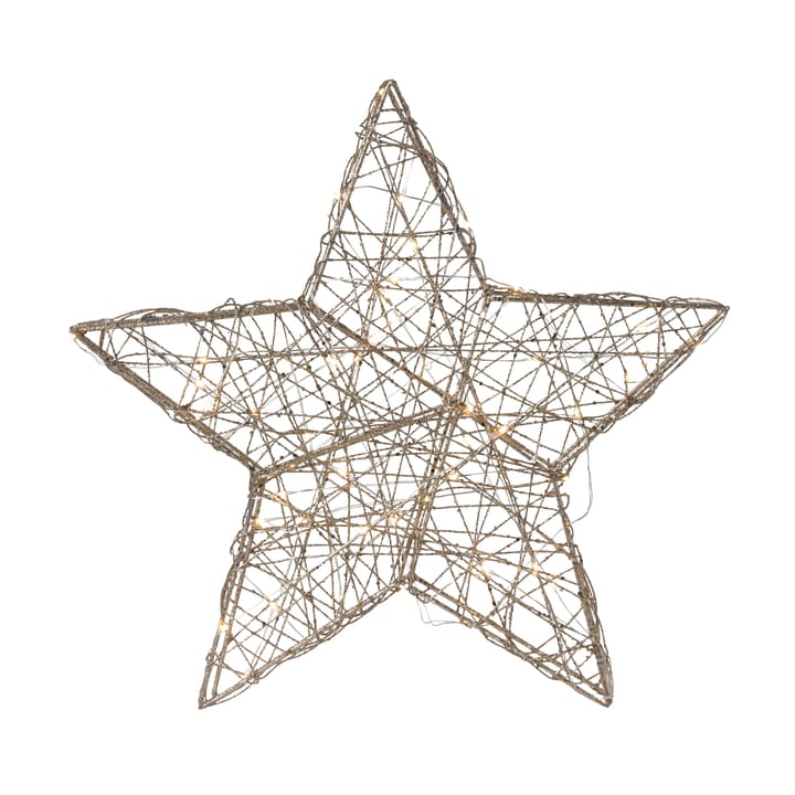 Carol stjärna 40 cm - Champagne gold - Watt & Veke