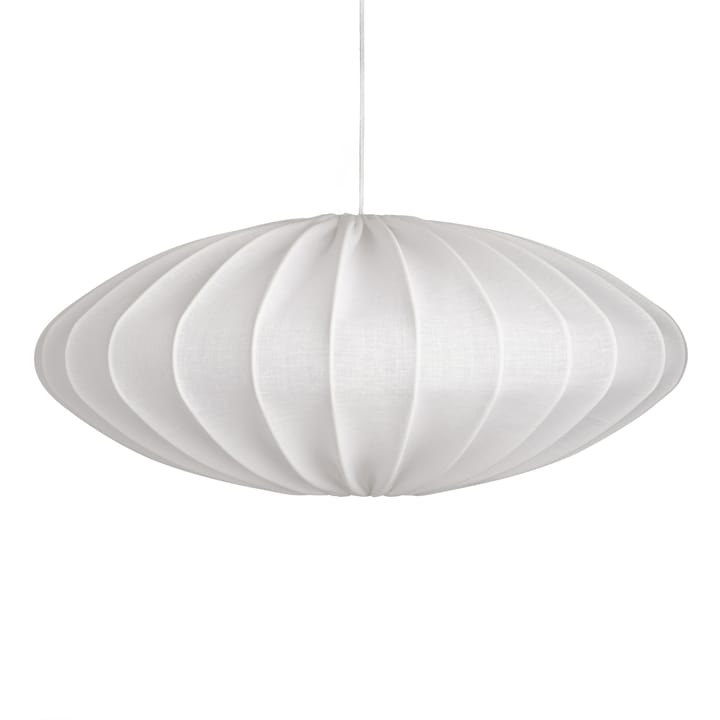 Ellipse lampskärm 65 cm linne - Vit - Watt & Veke