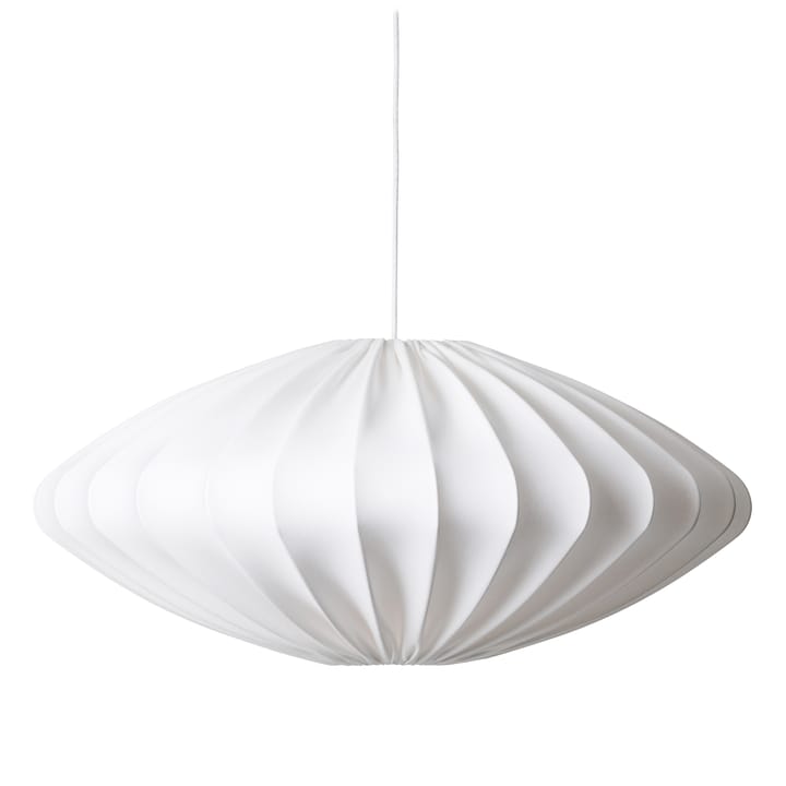 Ellipse lampskärm 80 cm bomull - Vit - Watt & Veke