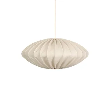 Ellipse lampskärm linne 80 cm - Natur - Watt & Veke