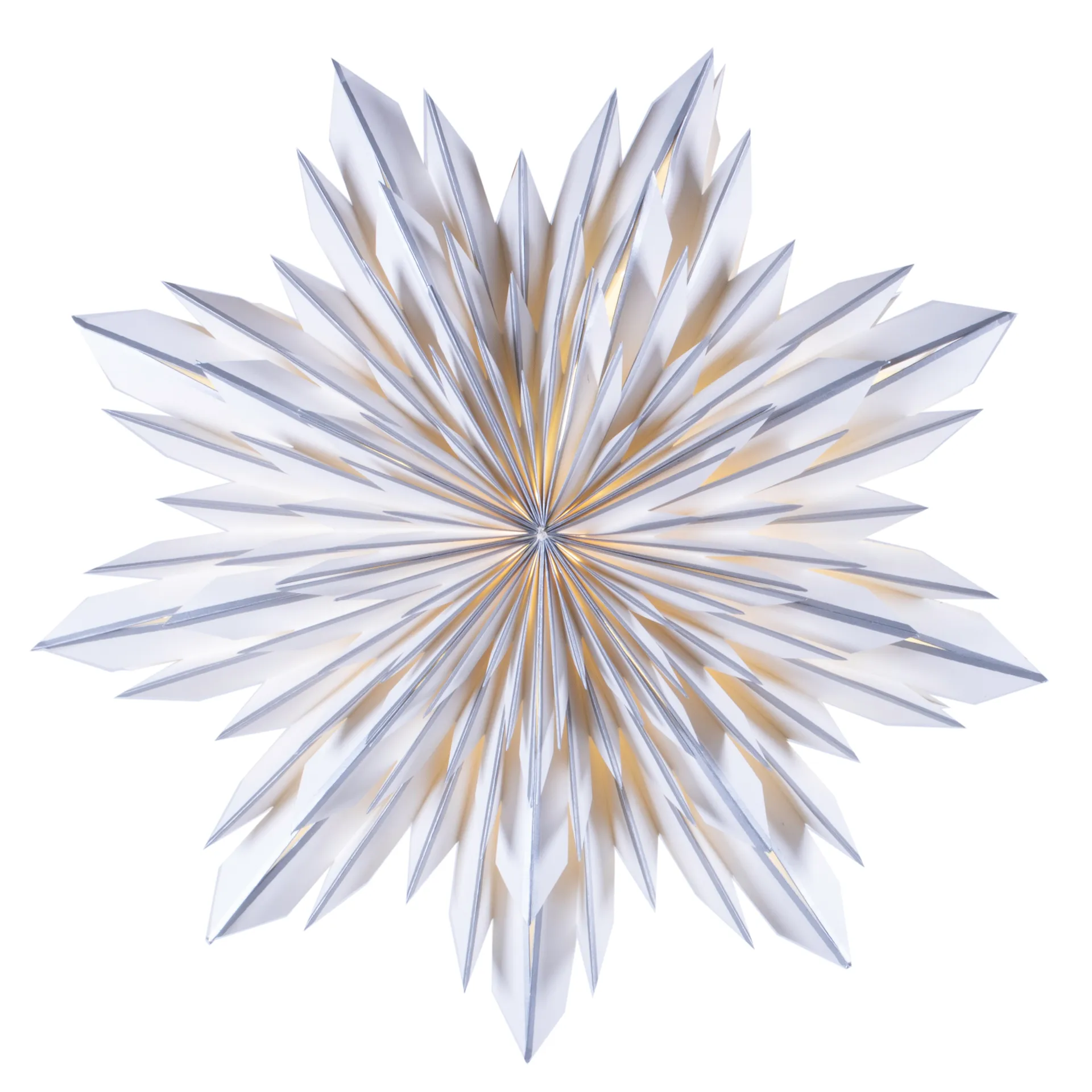 Elsa adventsstjärna 60 cm, Silver-vit Watt & Veke