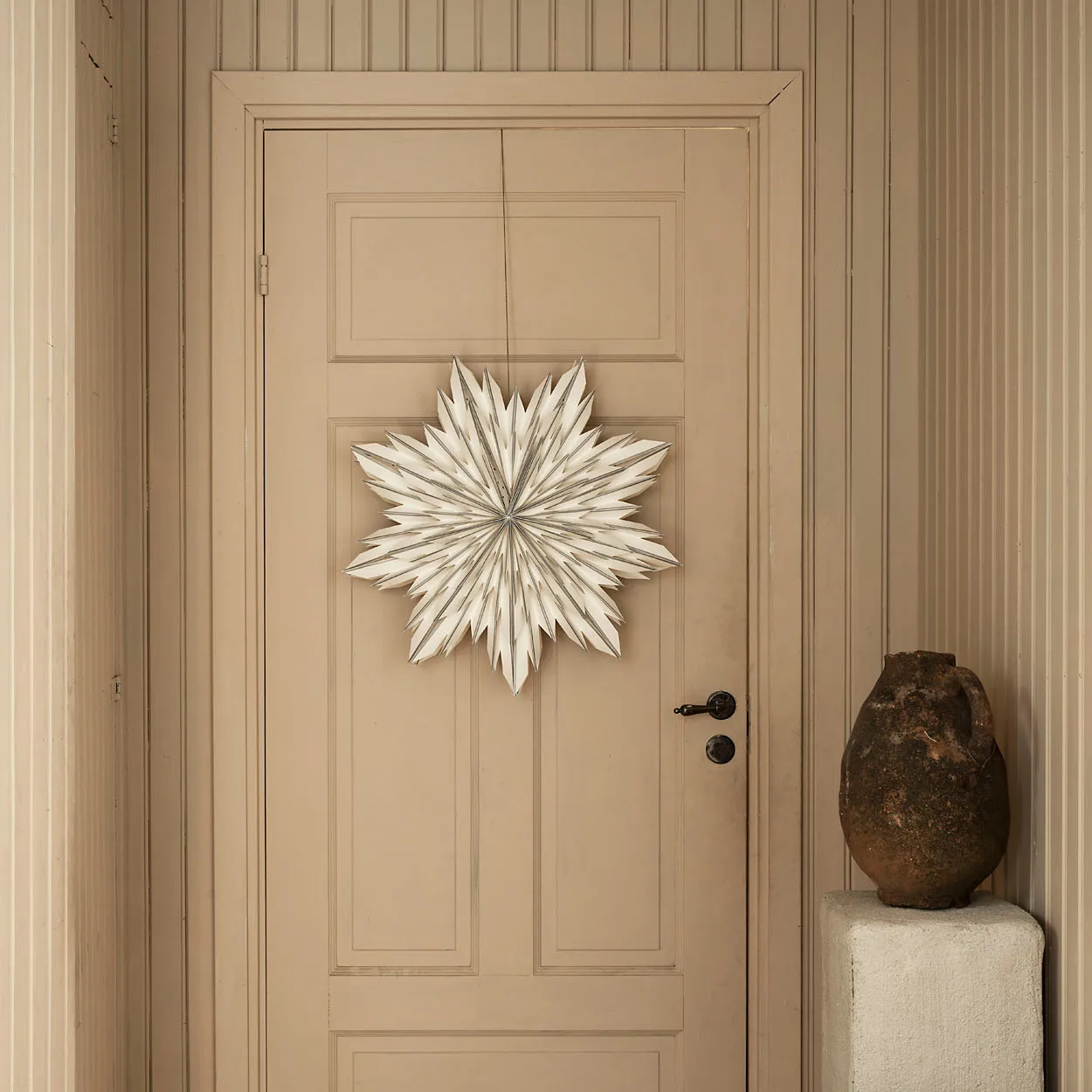 Elsa adventsstjärna 60 cm, Silver-vit Watt & Veke