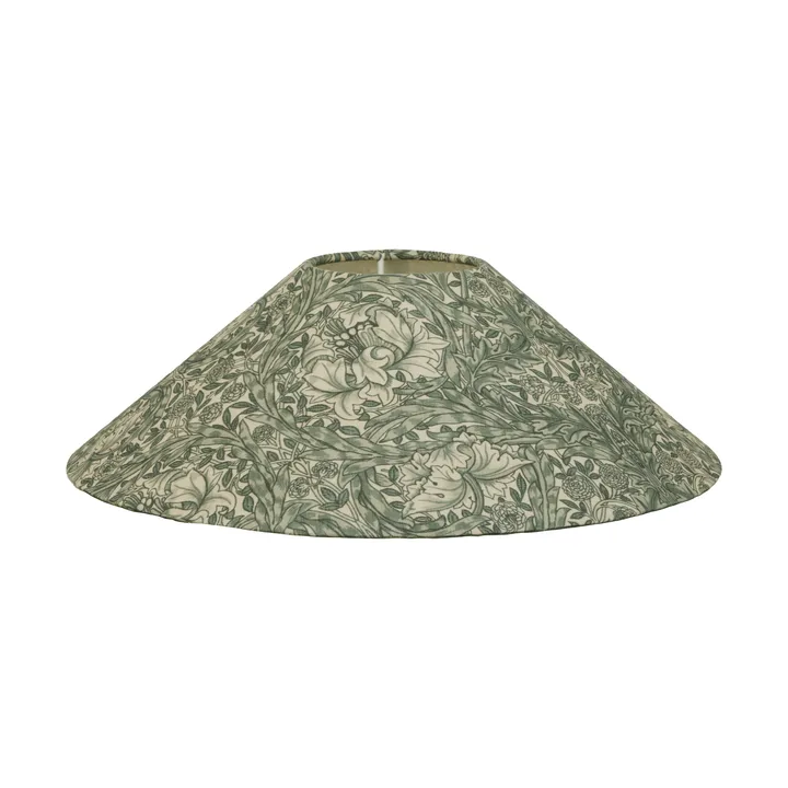 Flat shade lampskärm - African marigold green, Ø36x10 cm - Watt & Veke