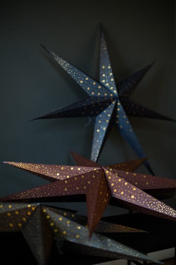 Isadora slim adventsstjärna - burgundy - Watt & Veke