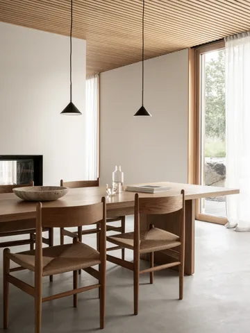 Kuro pendel - Black, Ø17x9 cm - Watt & Veke