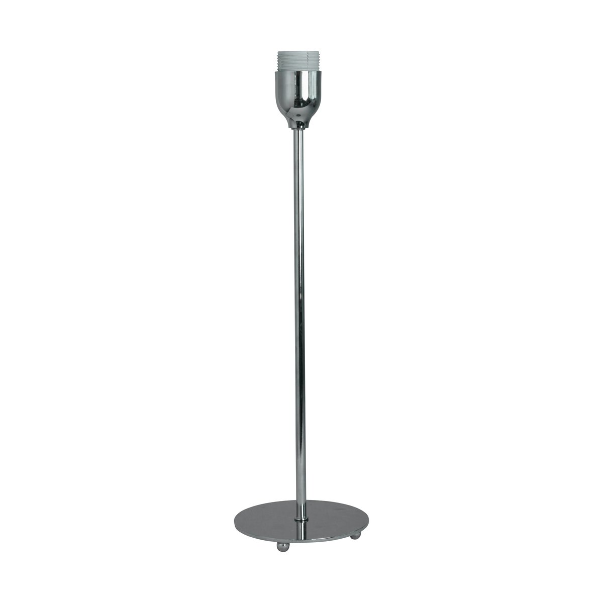 Watt & Veke Line 45 bordslampfot Silver | Skandinavisk Design | Lampfötter | Silverfärgad
