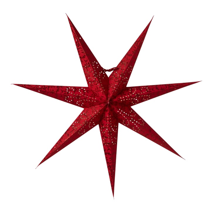 Ludwig stjärna röd-röd - Ø80 cm - Watt & Veke