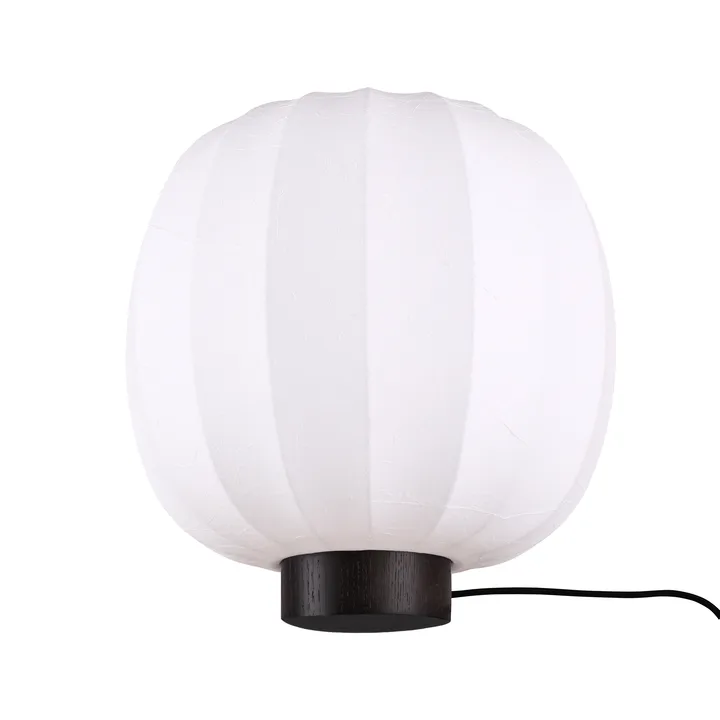 Lunari bordslampa - White-Dark ash, Ø30x32 cm - Watt & Veke