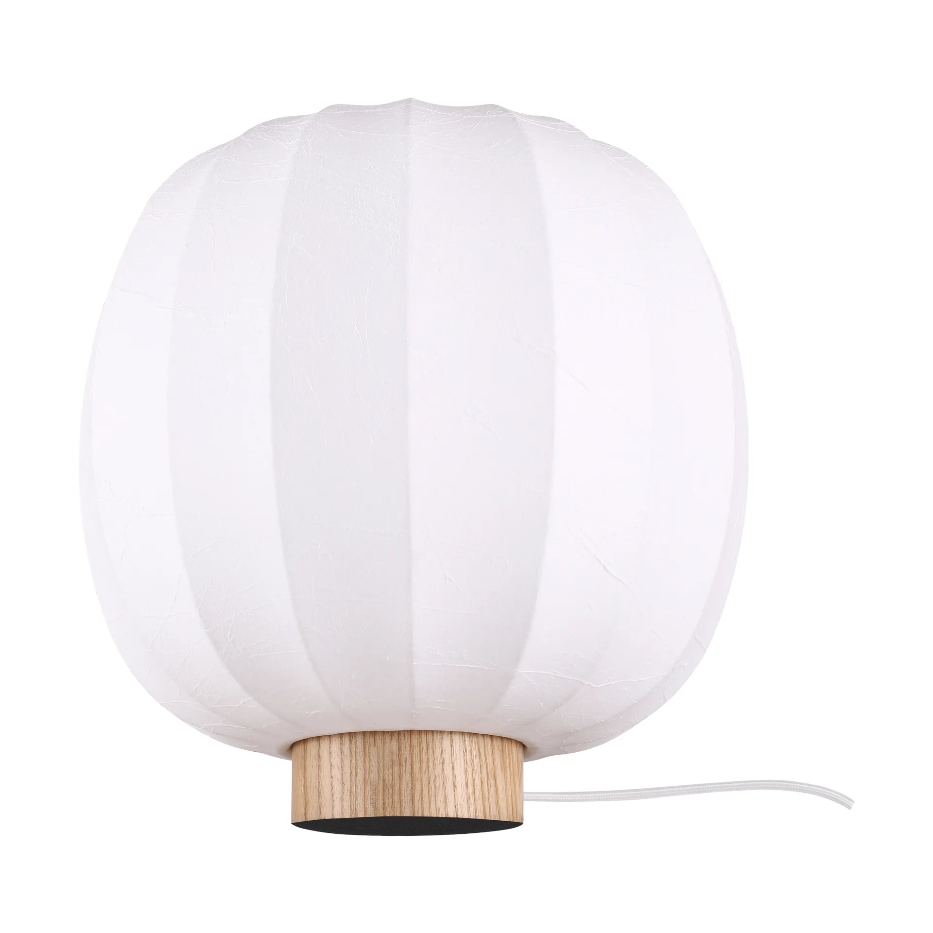 Lunari bordslampa, White-Natural ash, Ø30x32 cm Watt & Veke Lunari bordslampa, White-Natural ash, Ø30x32 cm Watt & Veke