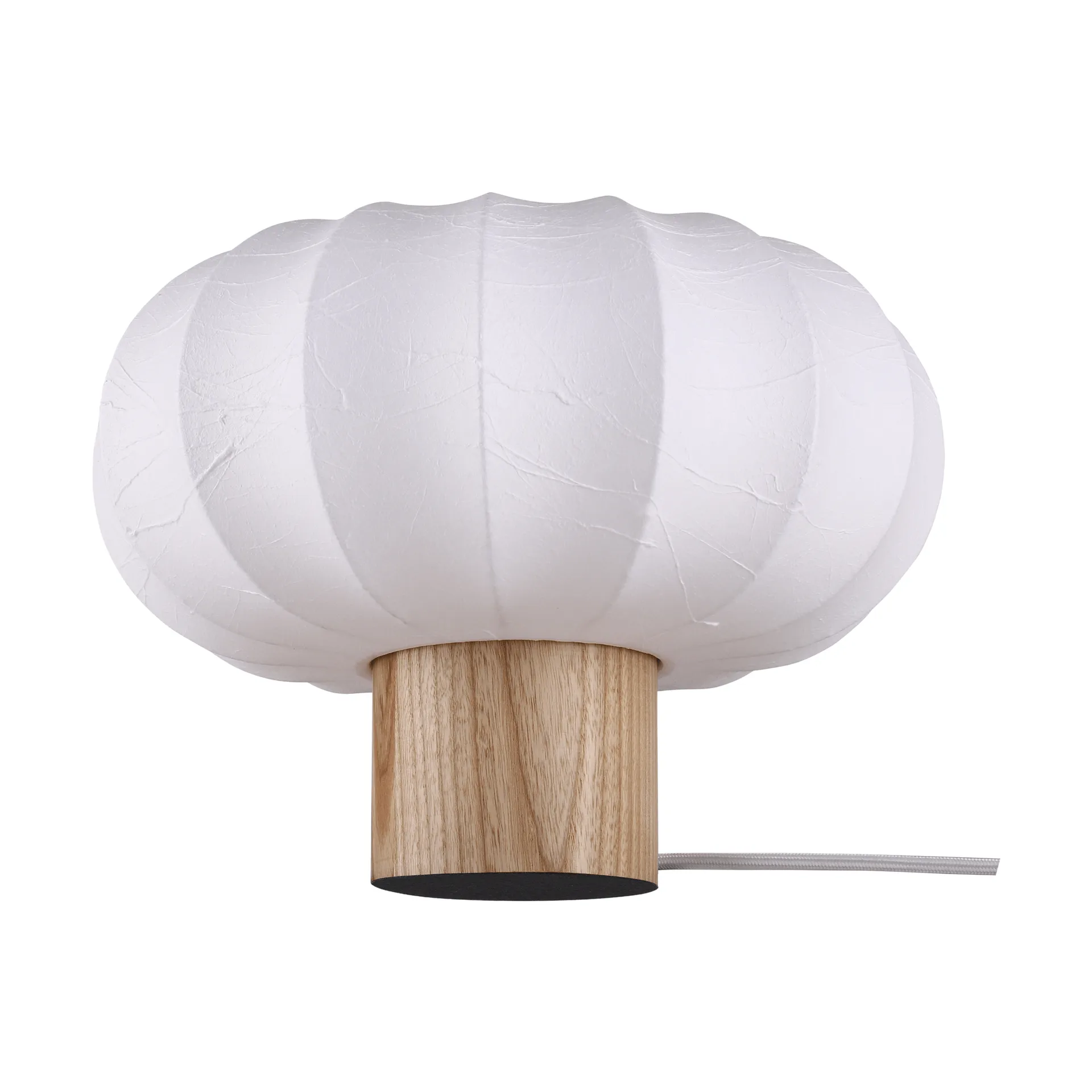 Lunari bordslampa, White-Natural ash, Ø32x24cm Watt & Veke Lunari bordslampa, White-Natural ash, Ø32x24cm Watt & Veke