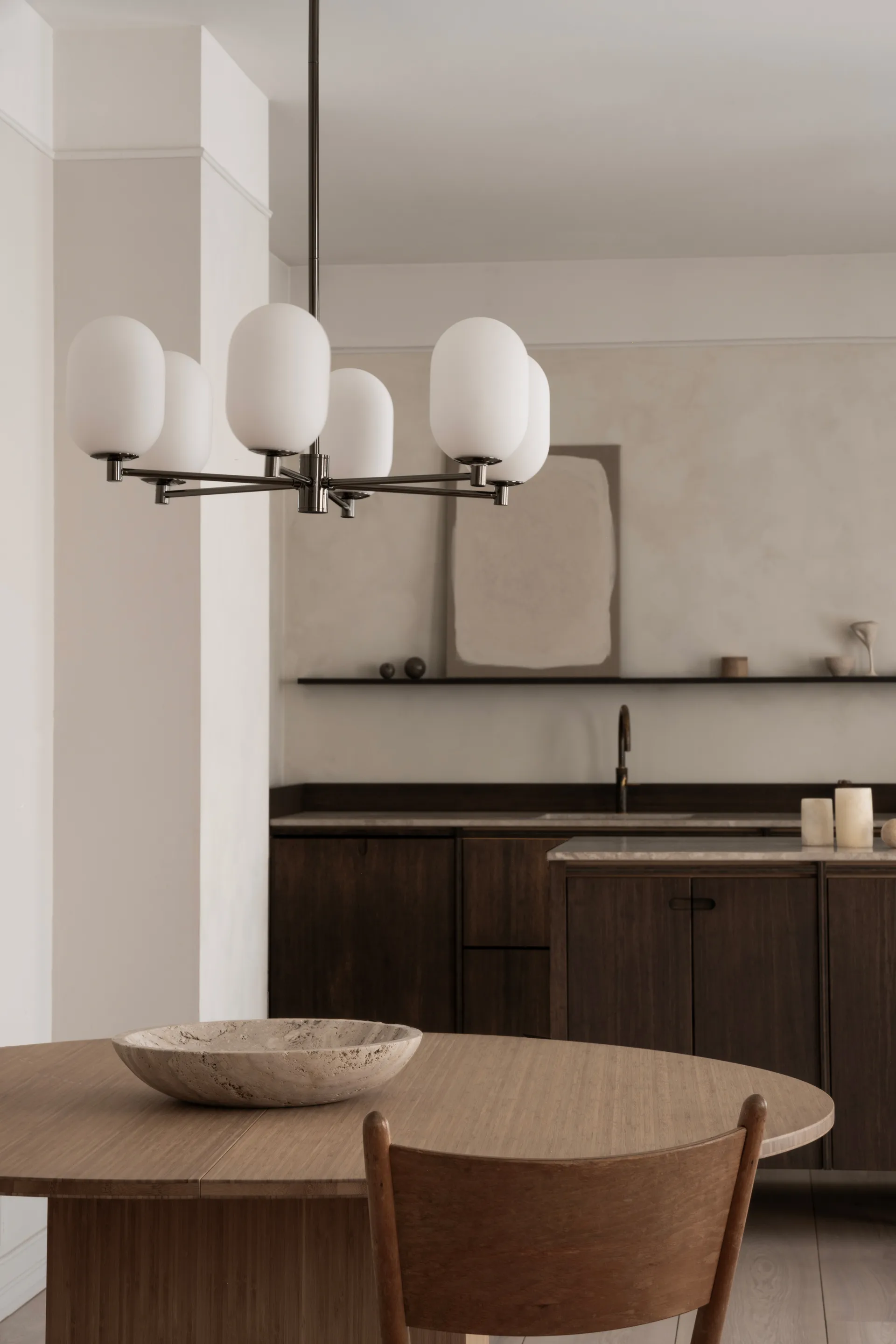 Noor takkrona Ø65 cm, White Watt & Veke