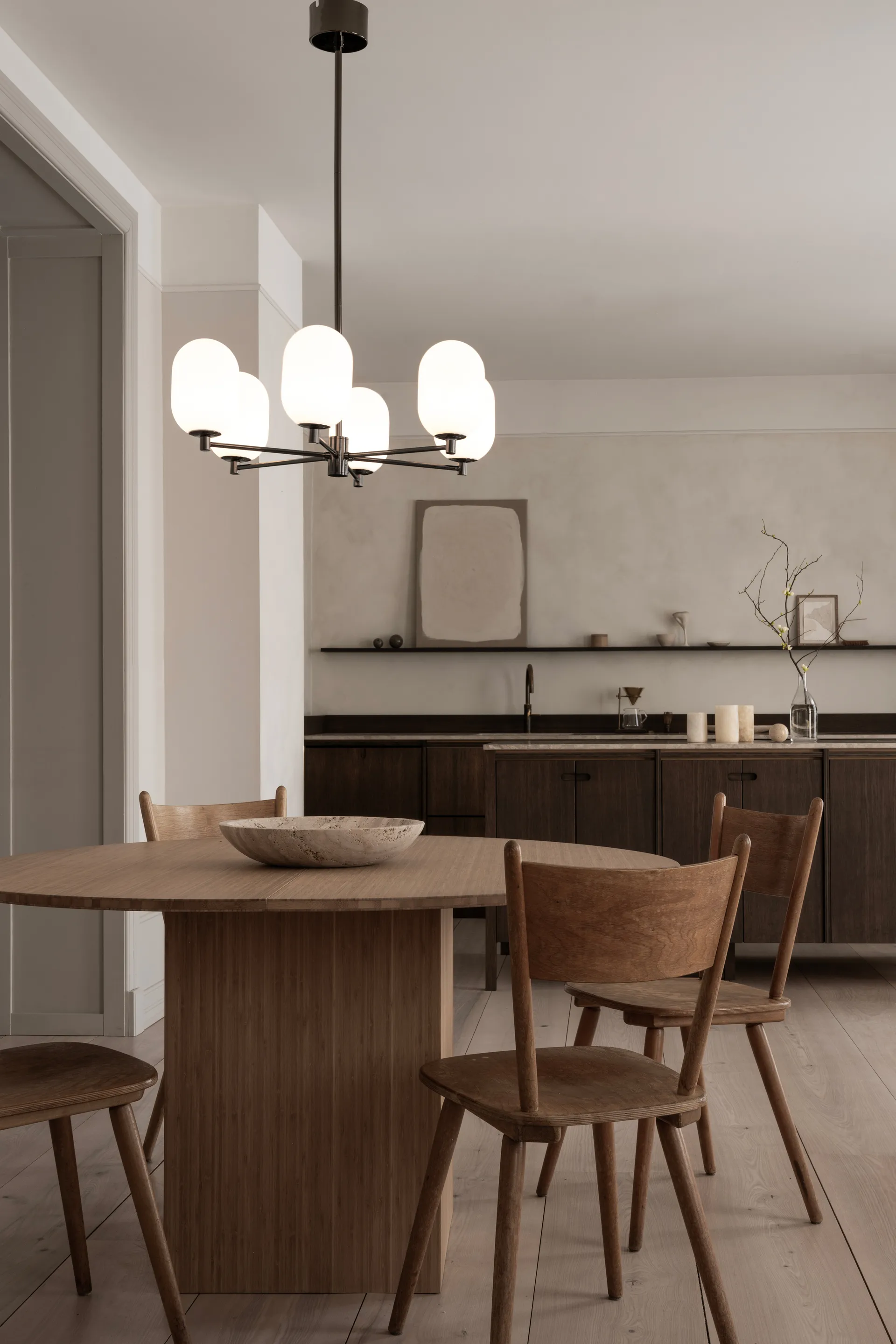 Noor takkrona Ø65 cm, White Watt & Veke