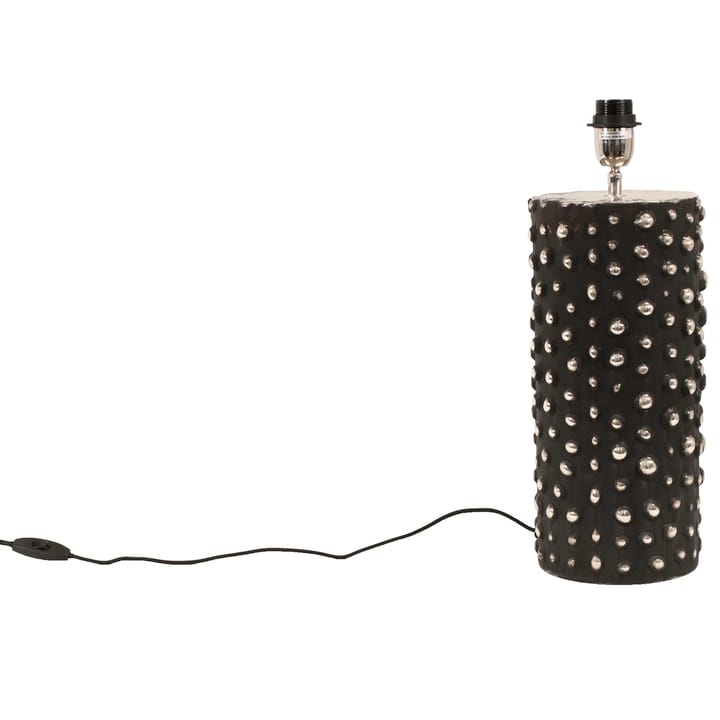 Peggy lampfot 28 cm, Svart-silver Watt & Veke