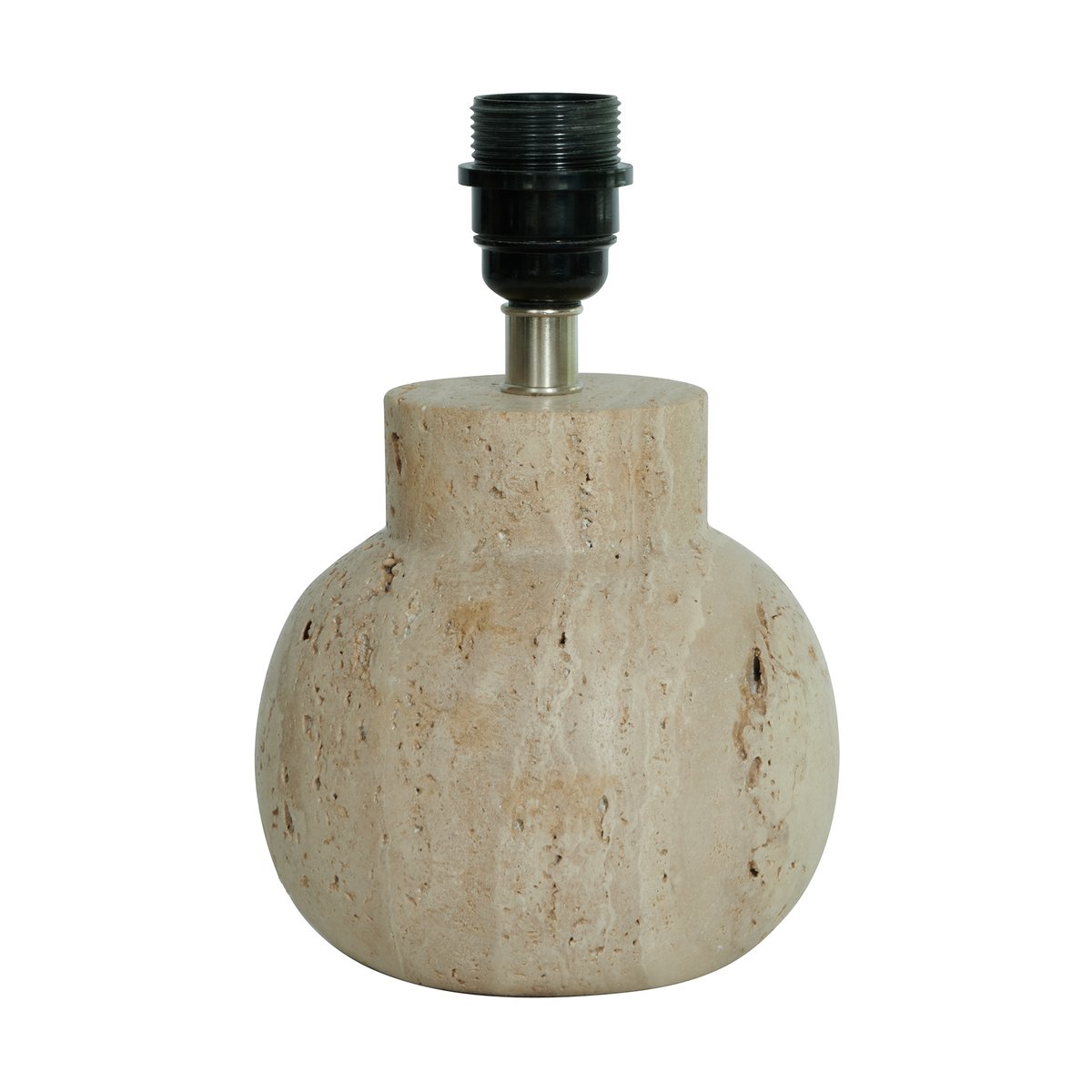 Watt & Veke Pella bordslampfot Travertine | Skandinavisk Design | Lampfötter | Grå