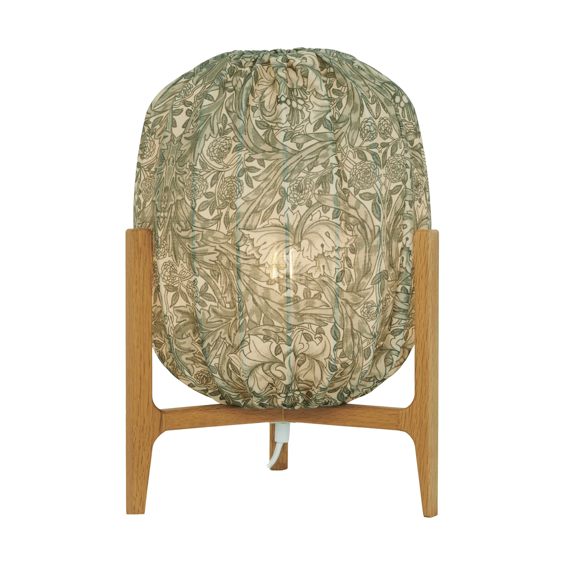 Prisma bordslampa, Oak-African marigold green, Ø27x42 cm Watt & Veke