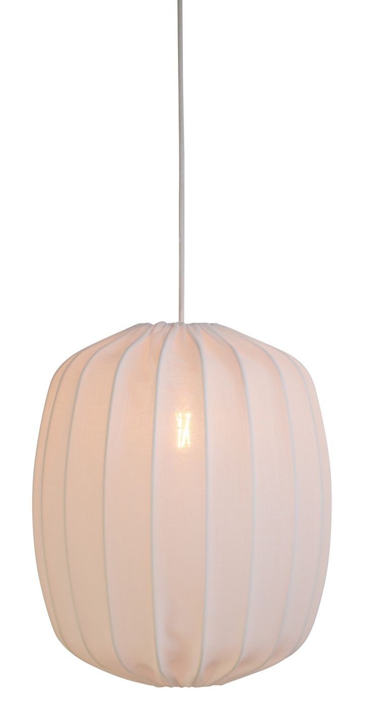 Prisma lampskärm Ø35 cm linne - White - Watt & Veke