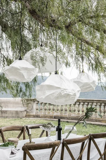 Sky lampskärm 58 cm - Vit - Watt & Veke