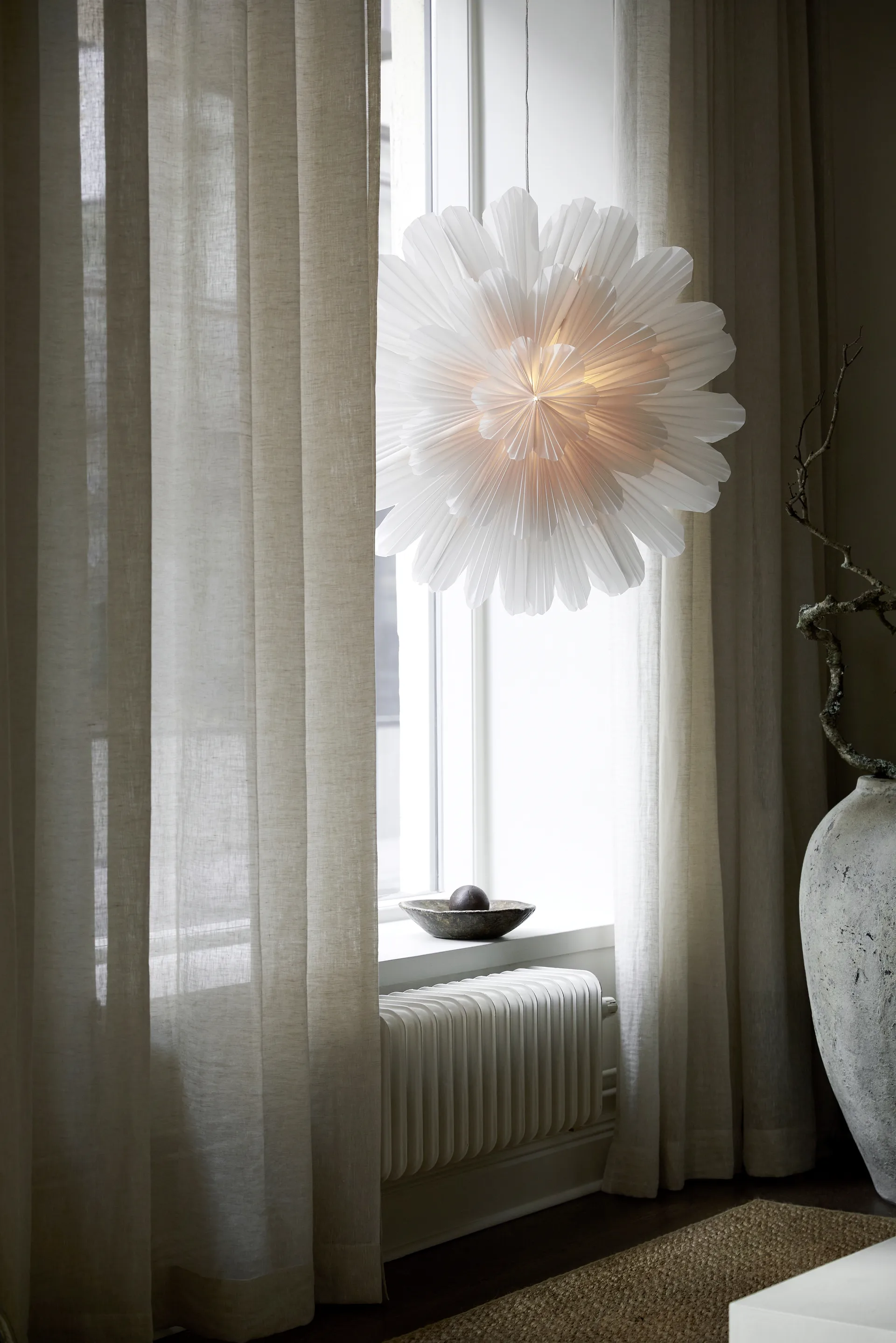 Snöblomma adventsstjärna, Ø80 cm Watt & Veke