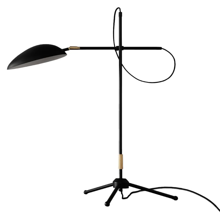 Spoon bordslampa - matt svart, mässing - Watt & Veke