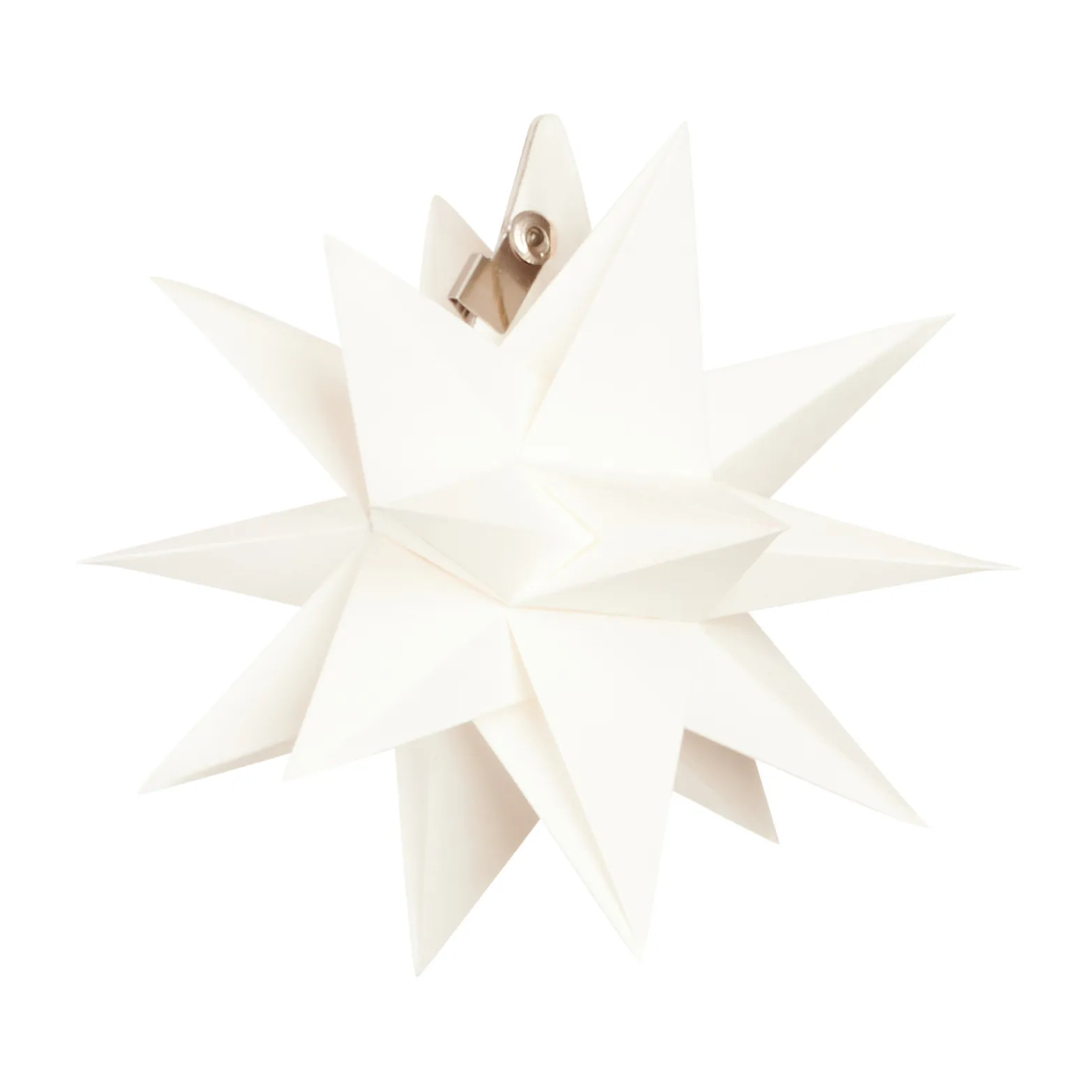 Sputnik adventsstjärna Ø15 cm, Vit Watt & Veke