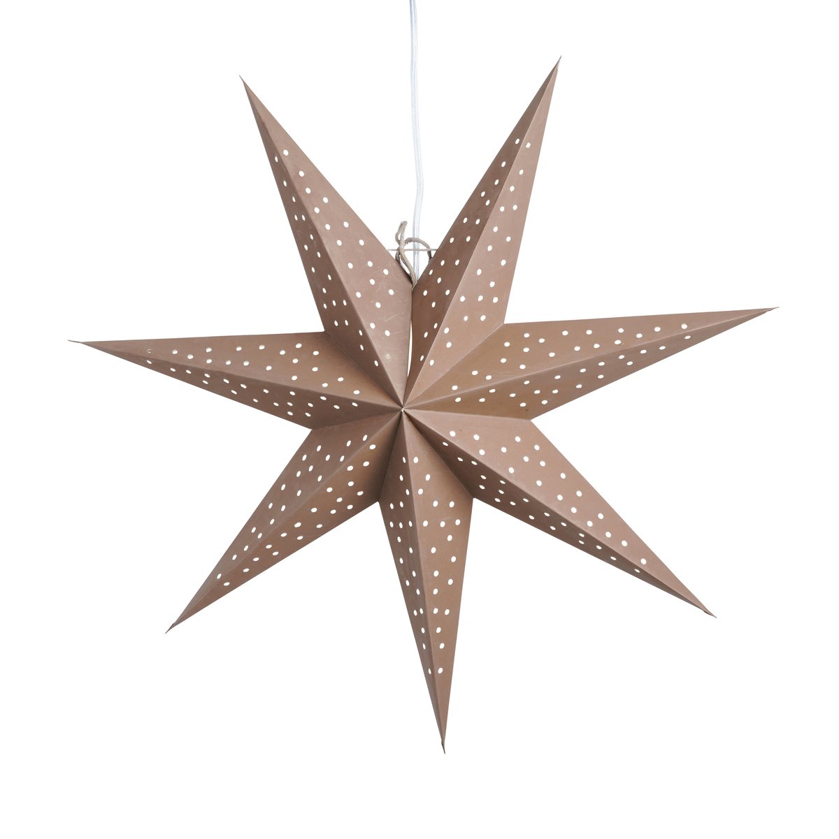 Watt & Veke Stella julstjärna/adventsstjärna mocca 60 cm