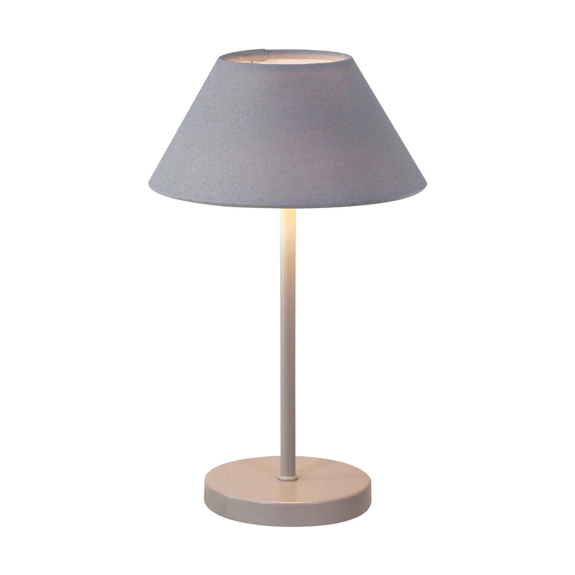 Teya bordslampa portable, Warm grey, Ø15x26 cm Watt & Veke