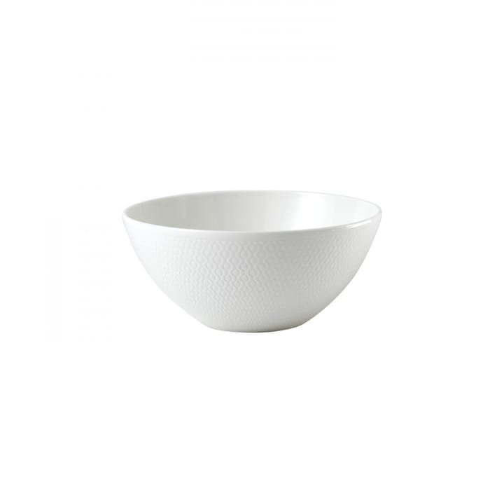 Gio skål, vit Wedgwood