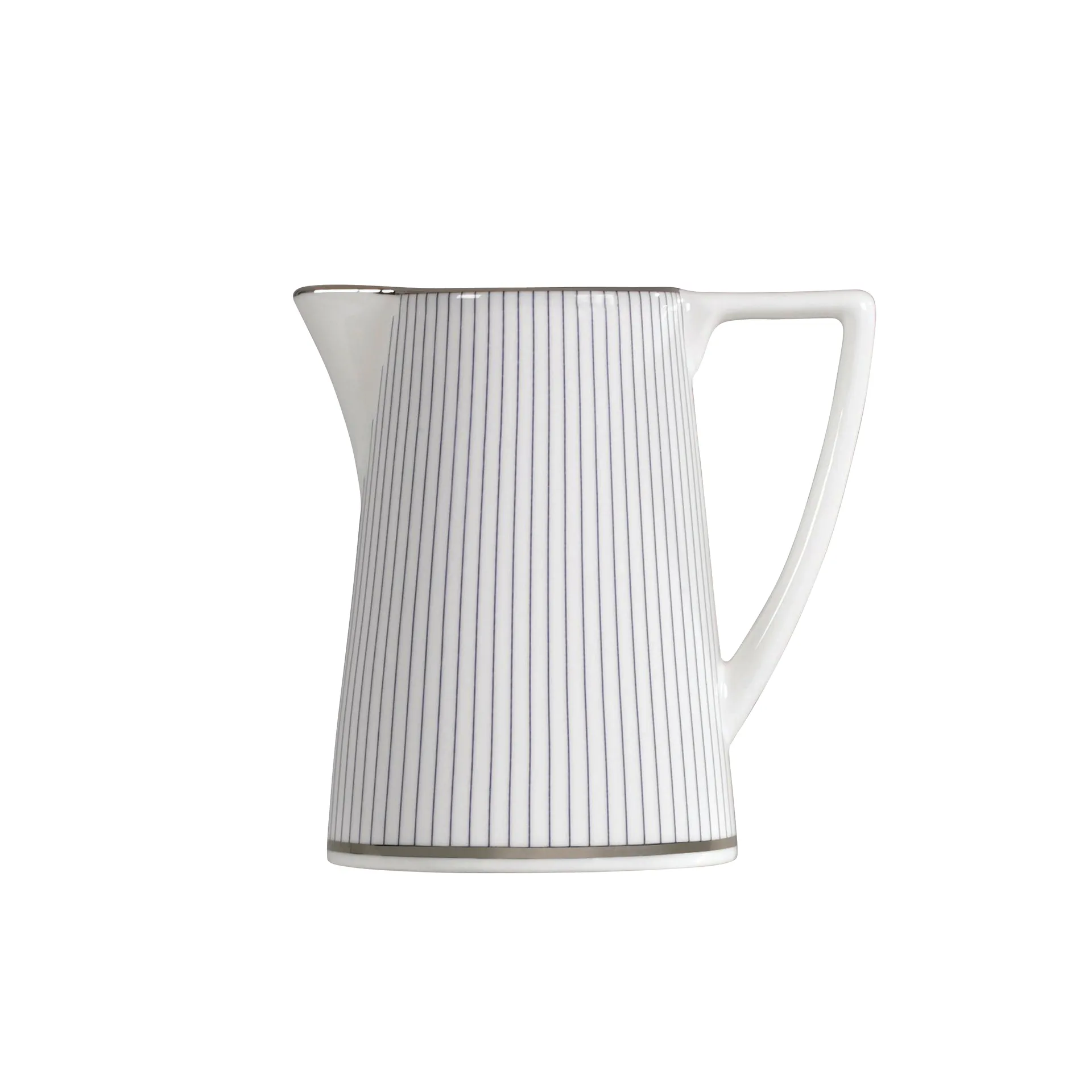 Pin Stripe mjölkkanna 20 cl, Vit Wedgwood